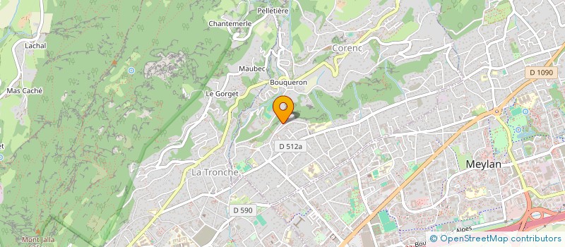 localisation de l'entreprise COLOMBUS  CORENC