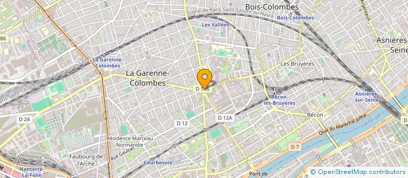 localisation de l'entreprise COLOMBUS SARL  LA GARENNE-COLOMBES