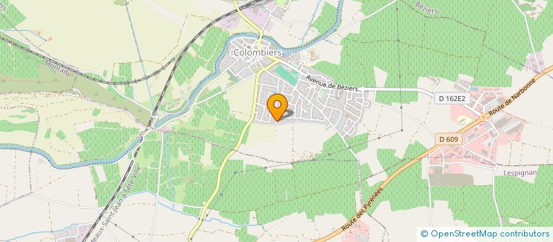 localisation de l'entreprise COLOMBYNE à COLOMBIERS