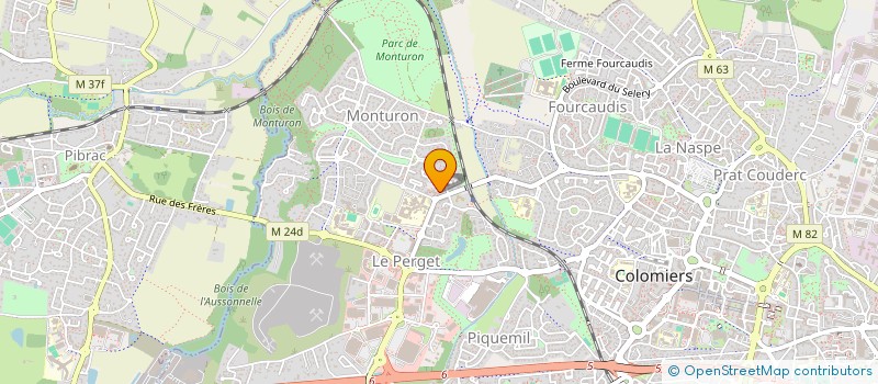 localisation de l'entreprise COLOMIERS FOOTBALL CLUB à COLOMIERS