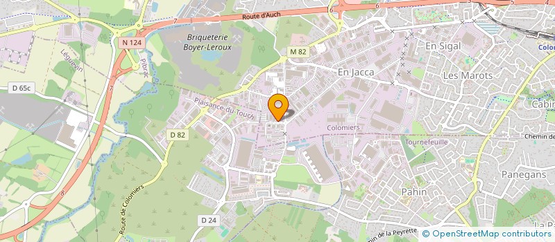 localisation de l'entreprise COLOMIERS-MATERIEL-MATERIAUX ... à COLOMIERS