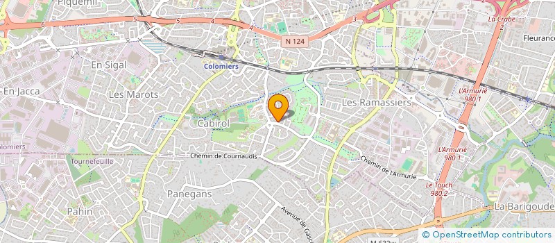 localisation de l'entreprise COLOMIERS PIECES AUTO à COLOMIERS