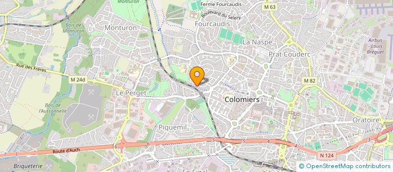localisation de l'entreprise COLOMIERS RUNNING CLUB à COLOMIERS