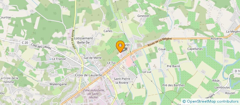 localisation de l'entreprise COLOMINA H à MOISSAC