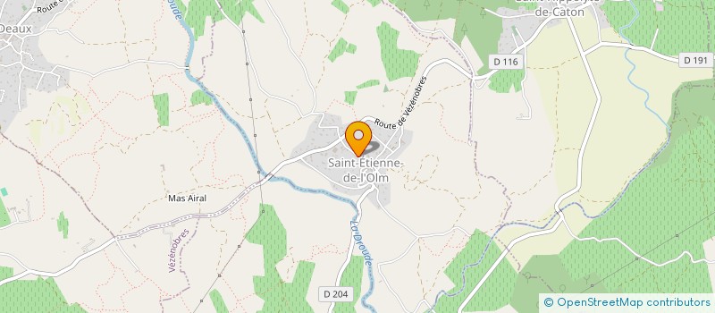 localisation de l'entreprise COLOMINA PERE ET FILS à SAINT-ETIENNE-DE-L'OLM