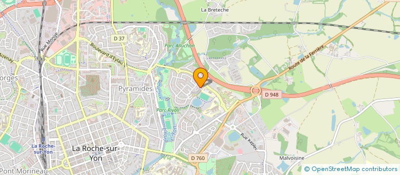 localisation de l'entreprise COLONEL CREW à LA ROCHE-SUR-YON
