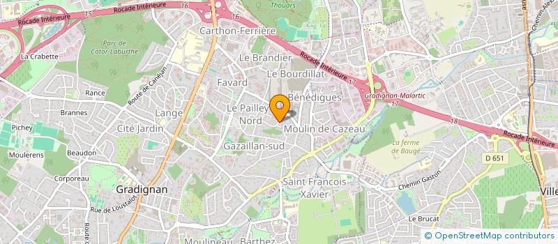 localisation de l'entreprise COLONEL MUSHROOM  GRADIGNAN