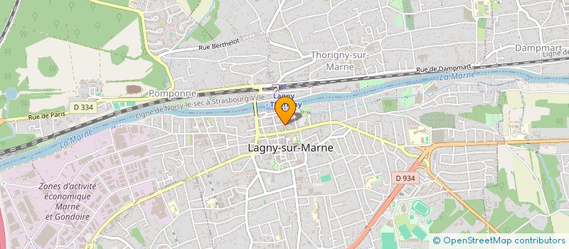 localisation de l'entreprise COLONEL PIZZA LAGNY  LAGNY-SUR-MARNE