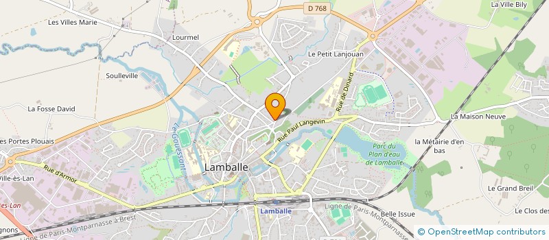 localisation de l'entreprise COLONELS CAROTTE  LAMBALLE-ARMOR