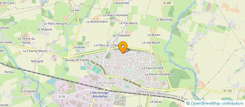 localisation de l'entreprise COLONEO FINANCES  L'HERMITAGE