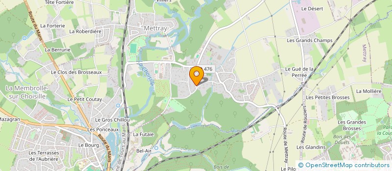 localisation de l'entreprise COLONIA  METTRAY