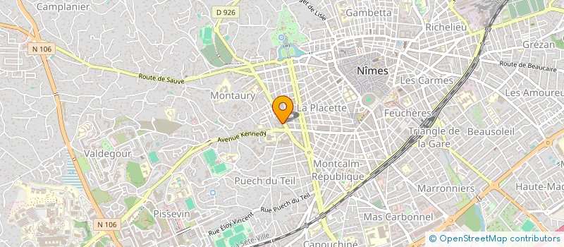 localisation de l'entreprise COLONIA - AUGUSTA  NIMES