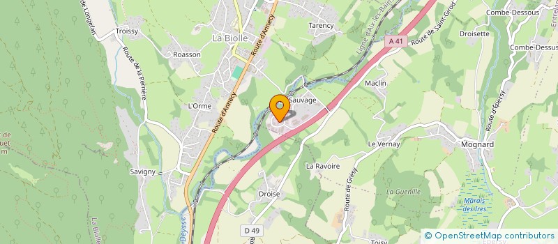 localisation de l'entreprise COLONIE  ENTRELACS