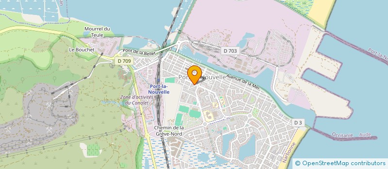 localisation de l'entreprise COLONIE DE VACANCES BON REPOS  PORT-LA-NOUVELLE