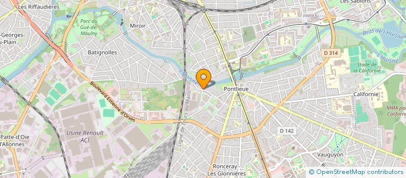 localisation de l'entreprise COLONIE DE VACANCES PERSEIGNE  LE MANS