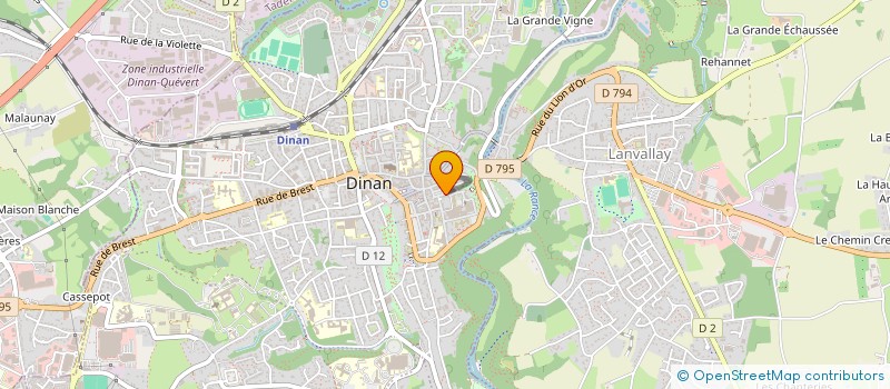 localisation de l'entreprise COLONIE DE VACANCES ST LOUIS  DINAN