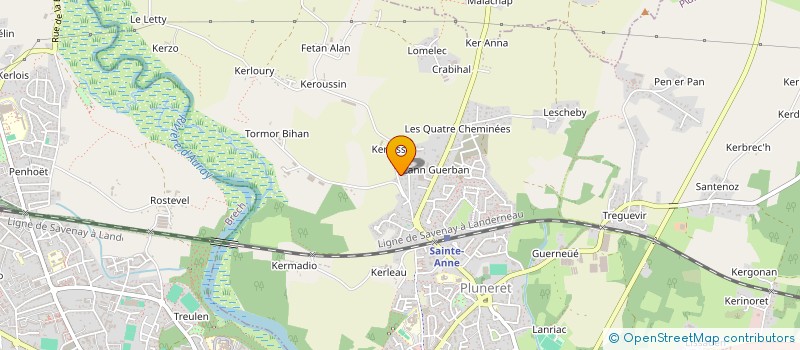 localisation de l'entreprise COLONIE VACANCES DIVERTIMENTO  PLUNERET