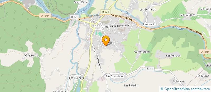 localisation de l'entreprise COLONIE VACANCES MR BOUCHER à YENNE
