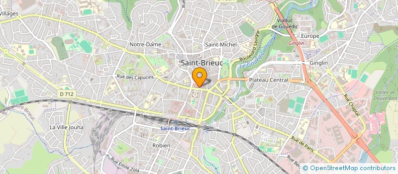 localisation de l'entreprise COLONIE VACANCES VAL D'AJOL à SAINT-BRIEUC