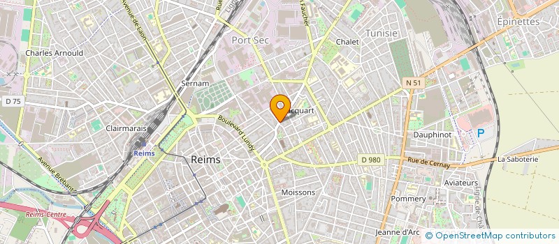 localisation de l'entreprise COLONNEL à REIMS