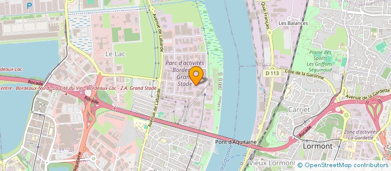 localisation de l'entreprise COLONY MANAGEMENT à BORDEAUX