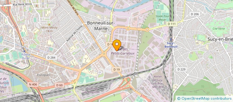 localisation de l'entreprise COLOP FRANCE à SUCY-EN-BRIE