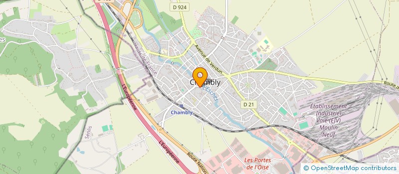 localisation de l'entreprise COLOR 60 à CHAMBLY