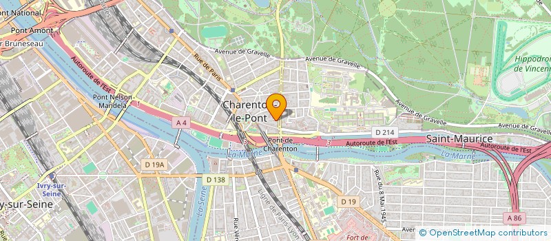 localisation de l'entreprise COLOR ALPHA  CHARENTON-LE-PONT