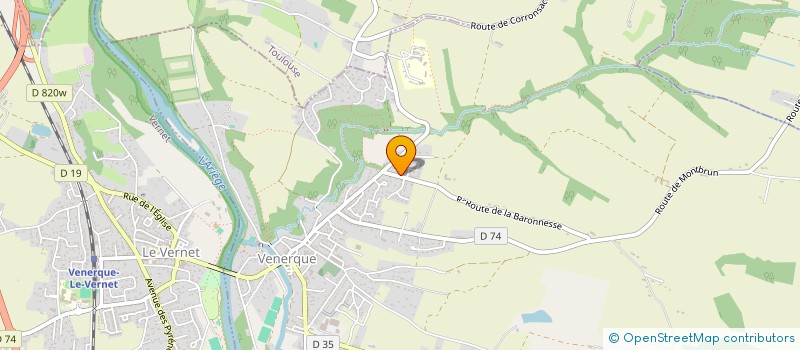 localisation de l'entreprise COLOR AME à VENERQUE