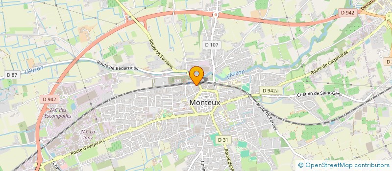 localisation de l'entreprise COLOR AUTO  MONTEUX