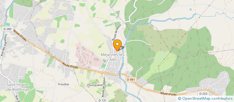 localisation de l'entreprise COLOR BLUES FESTIVAL  MEJANNES-LES-ALES