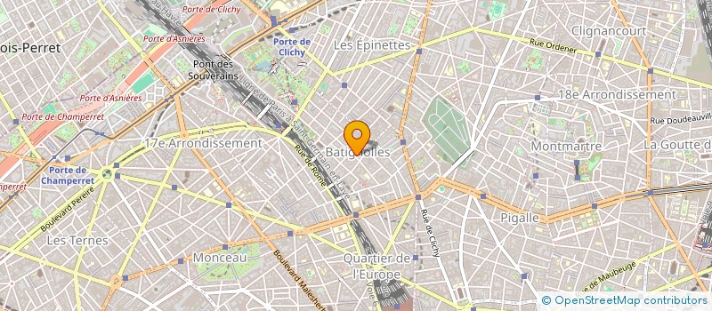 localisation de l'entreprise COLOR BOX à PARIS
