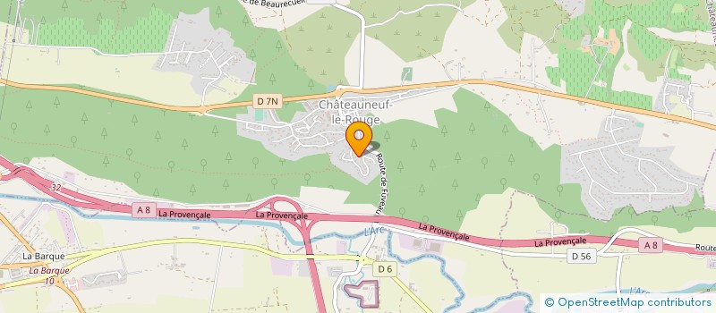 localisation de l'entreprise COLOR BOX COIFFURE  ROUSSET