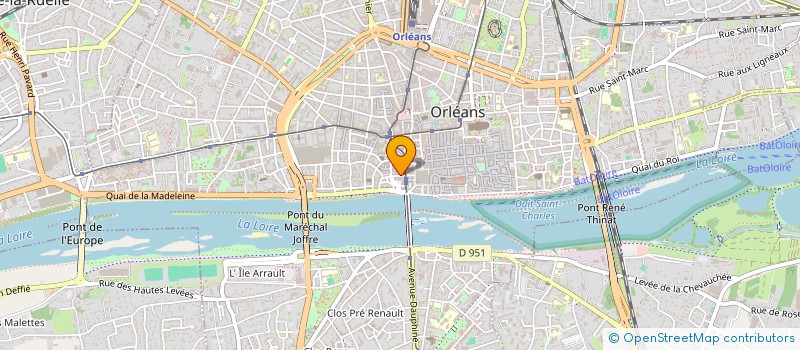 localisation de l'entreprise COLOR BY AS à ORLEANS
