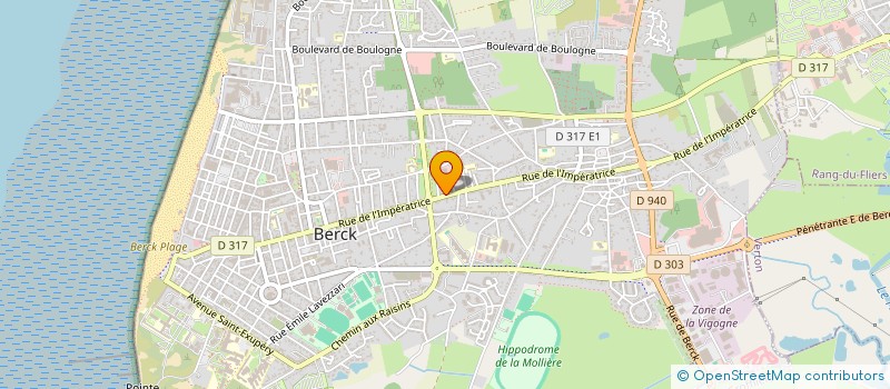 localisation de l'entreprise COLOR CONDUITE  BERCK