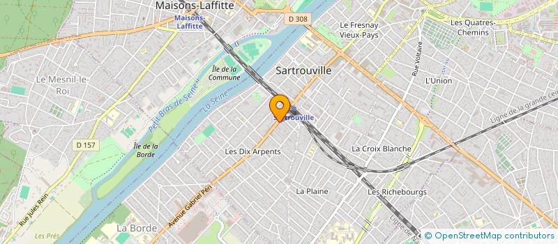 localisation de l'entreprise COLOR CUT  SARTROUVILLE