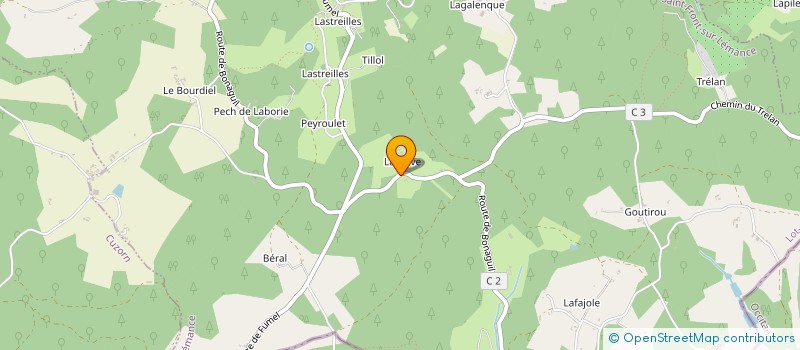 localisation de l'entreprise COLOR DESIGN  SAINT-FRONT-SUR-LEMANCE