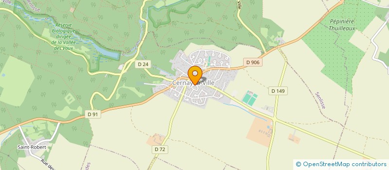 localisation de l'entreprise COLOR EXPERT IDF  CERNAY-LA-VILLE