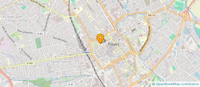 localisation de l'entreprise COLOR FACTORY  TROYES