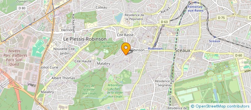 localisation de l'entreprise COLOR GRAIL RESEARCH  LE PLESSIS-ROBINSON