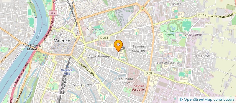 localisation de l'entreprise COLOR GYPSI  VALENCE