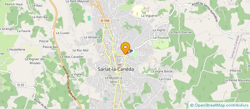 localisation de l'entreprise COLOR IMMO à SARLAT-LA-CANEDA