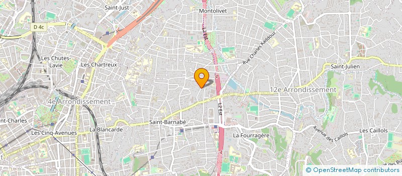 localisation de l'entreprise COLOR IN SIGN à MARSEILLE