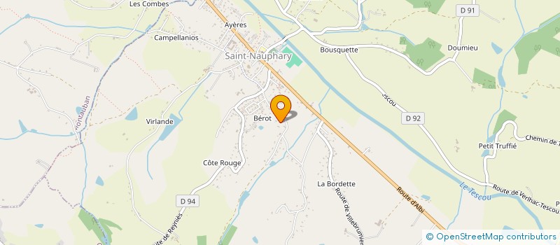 localisation de l'entreprise COLOR LINE  ORGUEIL