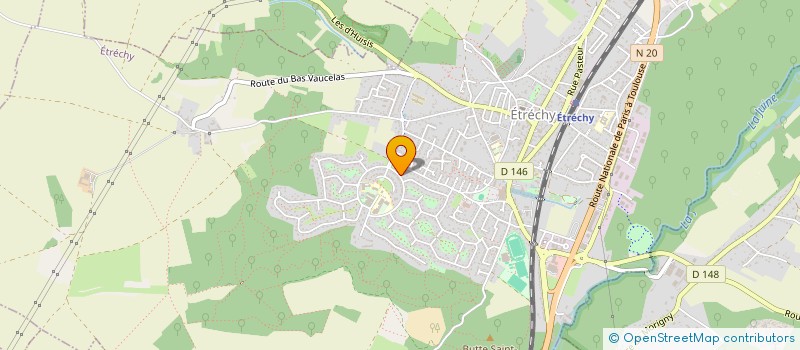 localisation de l'entreprise COLOR MENTIS - COACHING PROFESSIONNEL  ETRECHY