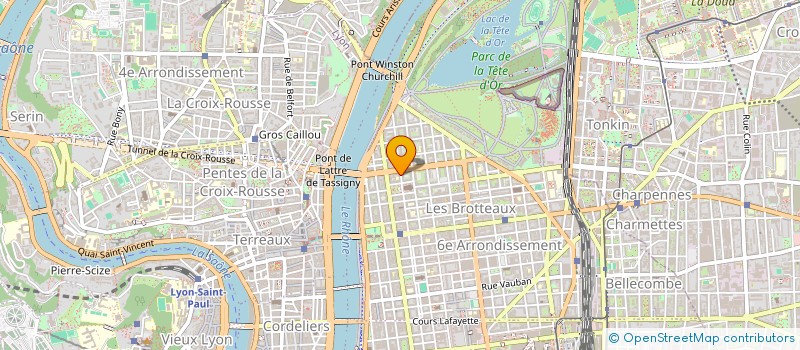 localisation de l'entreprise COLOR PARTNER à LYON