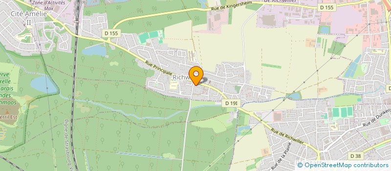 localisation de l'entreprise COLOR PROJECT  RICHWILLER