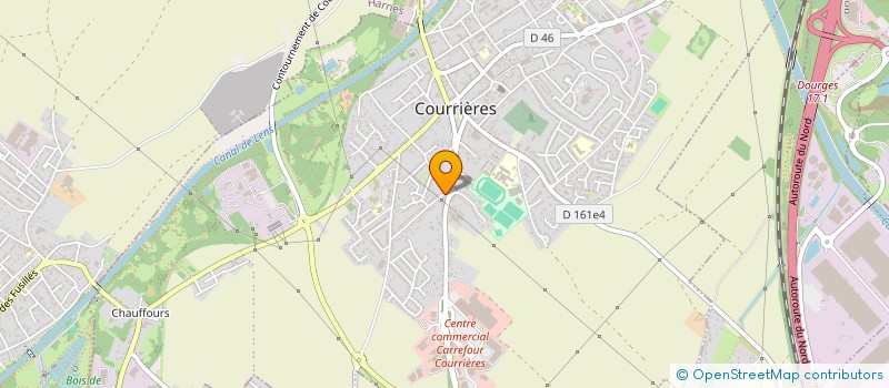 localisation de l'entreprise COLOR RAID L'AVENTURE HUMANITAIRE  COURRIERES