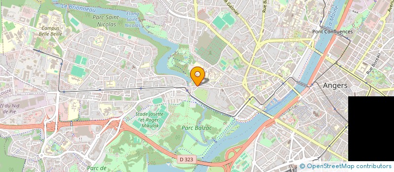 localisation de l'entreprise COLOR RENOV à ANGERS