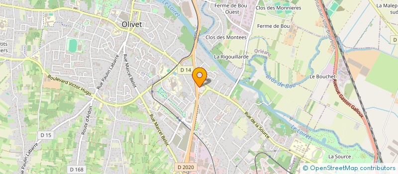 localisation de l'entreprise COLOR-RENOV  OLIVET